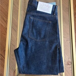 Naked & Famous Weird Guy, Dia De Los Muertos Selvedge Jeans Size 34